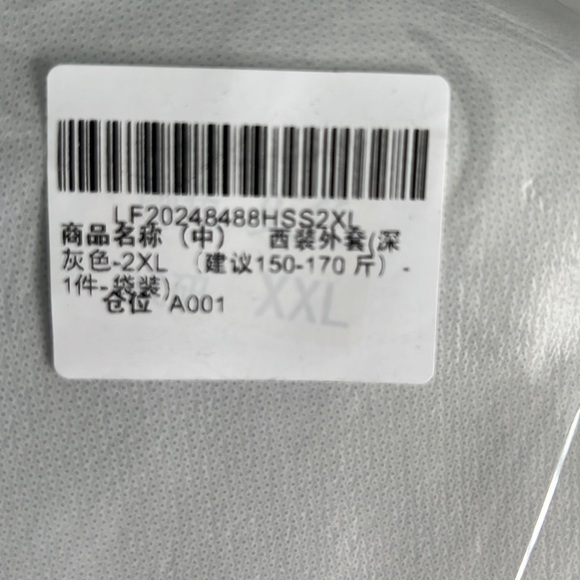 Mens XXL ultra lightweight travel blazer - Picture 2 of 2